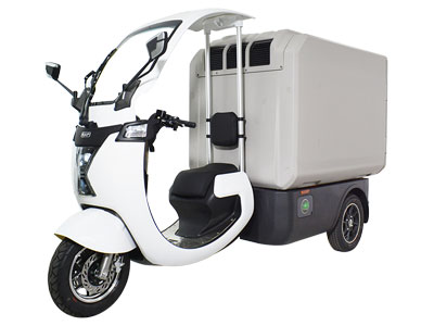 دراجة كهربائية ثلاثية العجلات لنقل البضائع المبردة